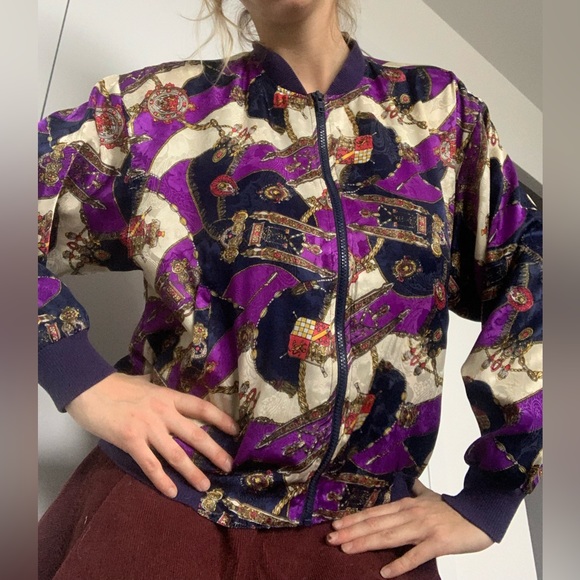 Silky Bomber Jacket - Picture 2 of 5